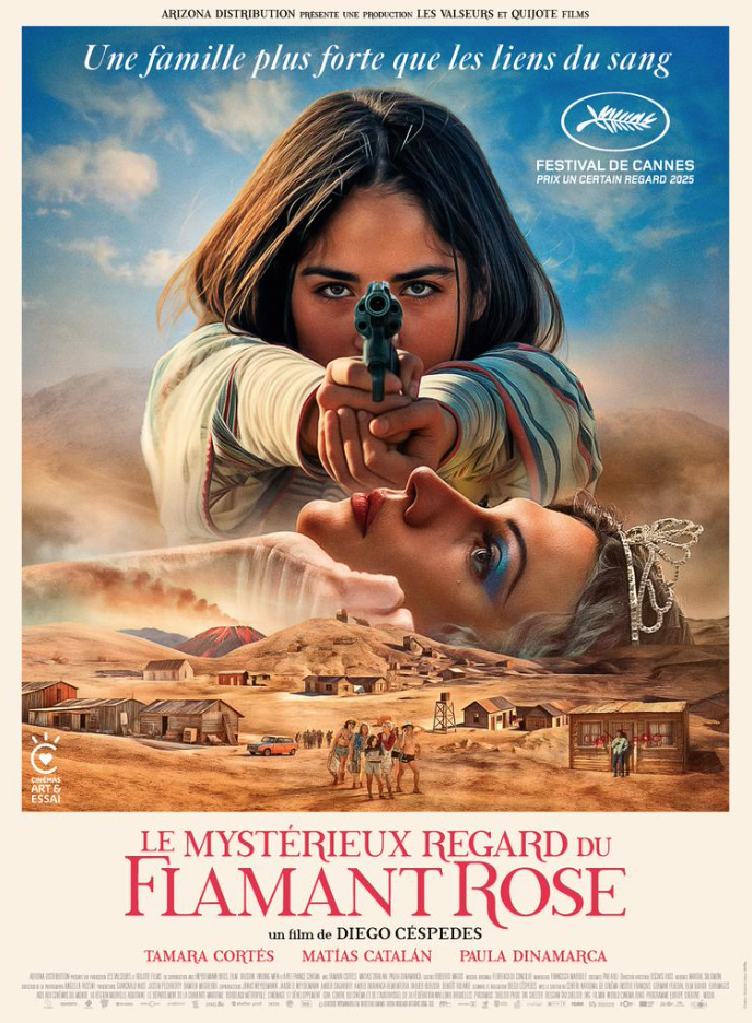 Le mystérieux regard du flamant rose